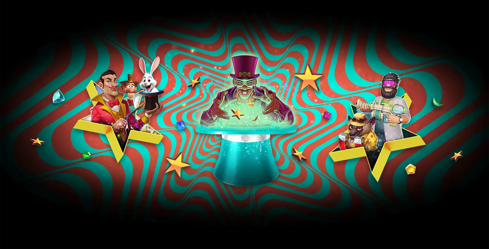 Sezione Jackpot di Rabbit Reel Casino